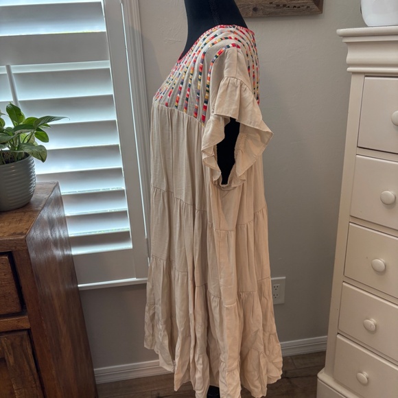 CHICSOUL Free To Wander Dress - Stone,  1X - Picture 3 of 9